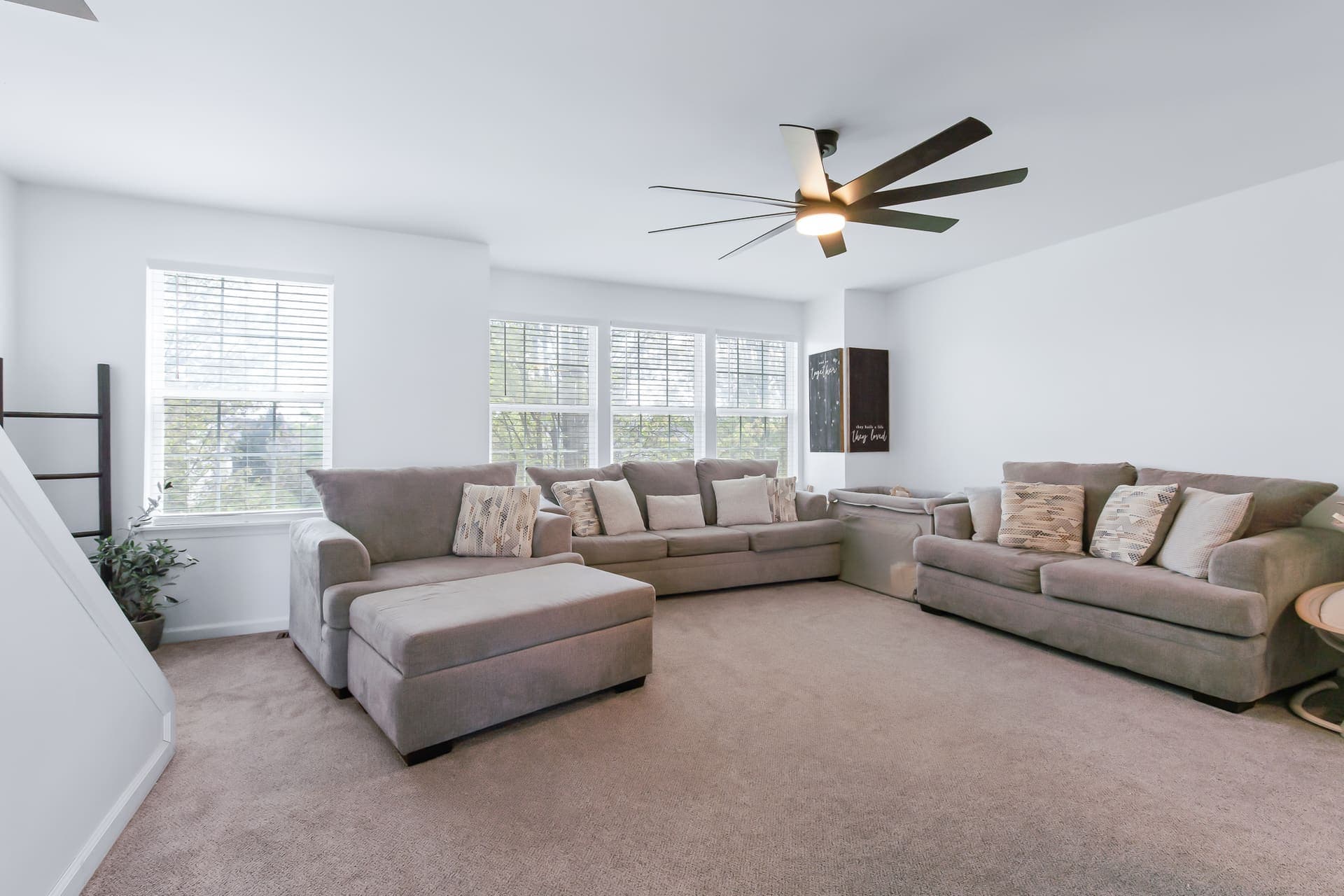 Renovated Apex living room