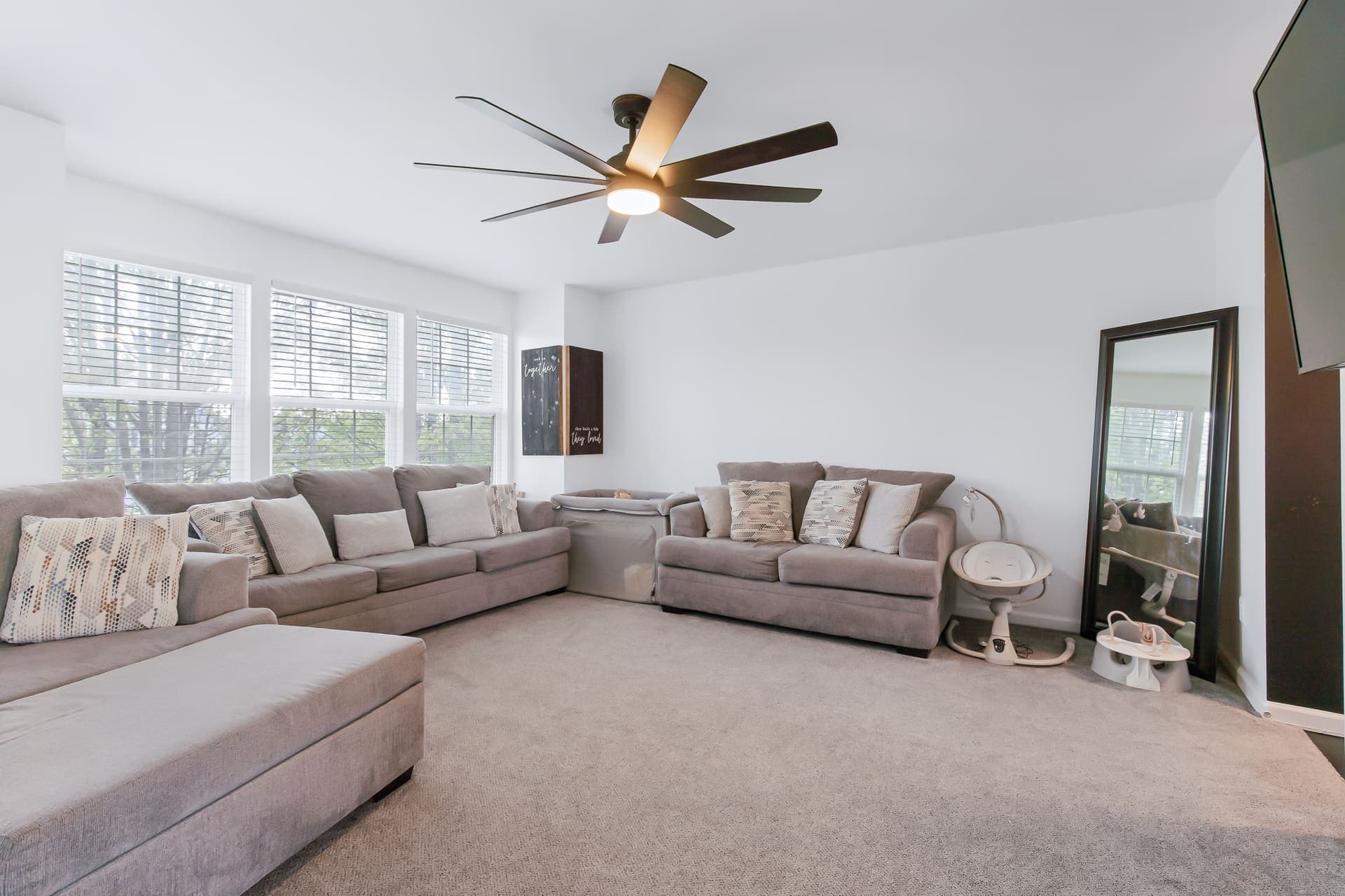 Renovated Apex living room